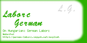 laborc german business card